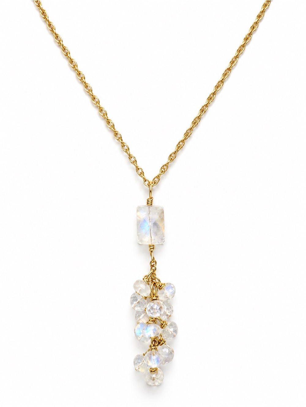 Moonstone Gold Filled Lariat (AWN20)